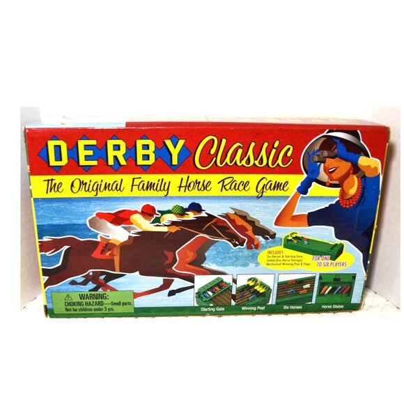 Westminister Inc Derby Classic Horse Racing Game Original Box Works - Picture 7 of 9